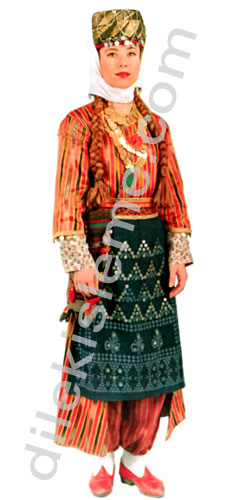 adıyaman kadın folklor kıyafeti