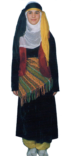 bitlis kız folklor kıyafeti kostumu halk oyunu halay