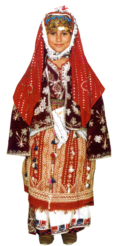 çanakkale yöresel halk oyunu kostumu kıyafeti
